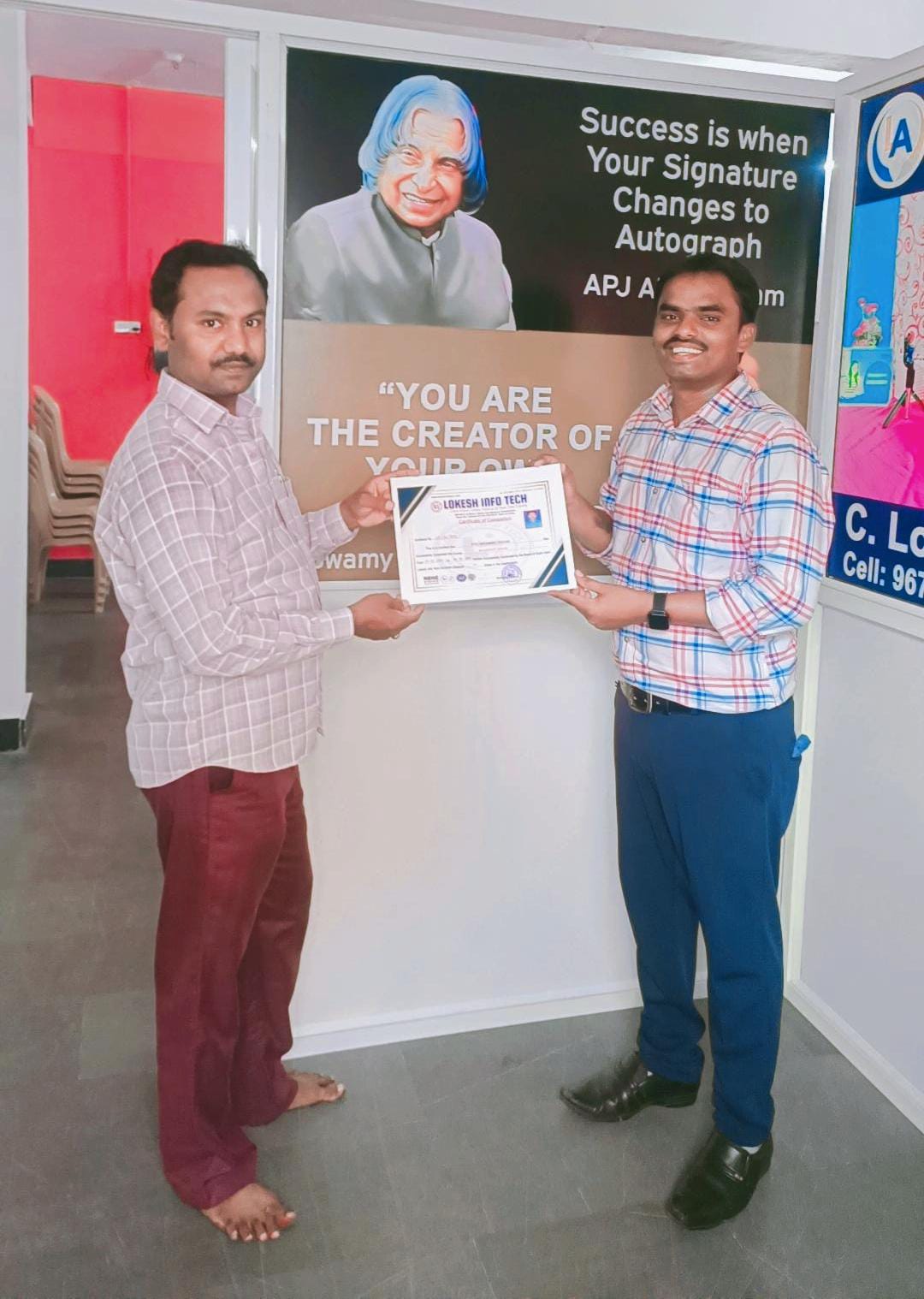 GHOUSE - MS OFFICE - CERTIFICATE DISTRIBUTION